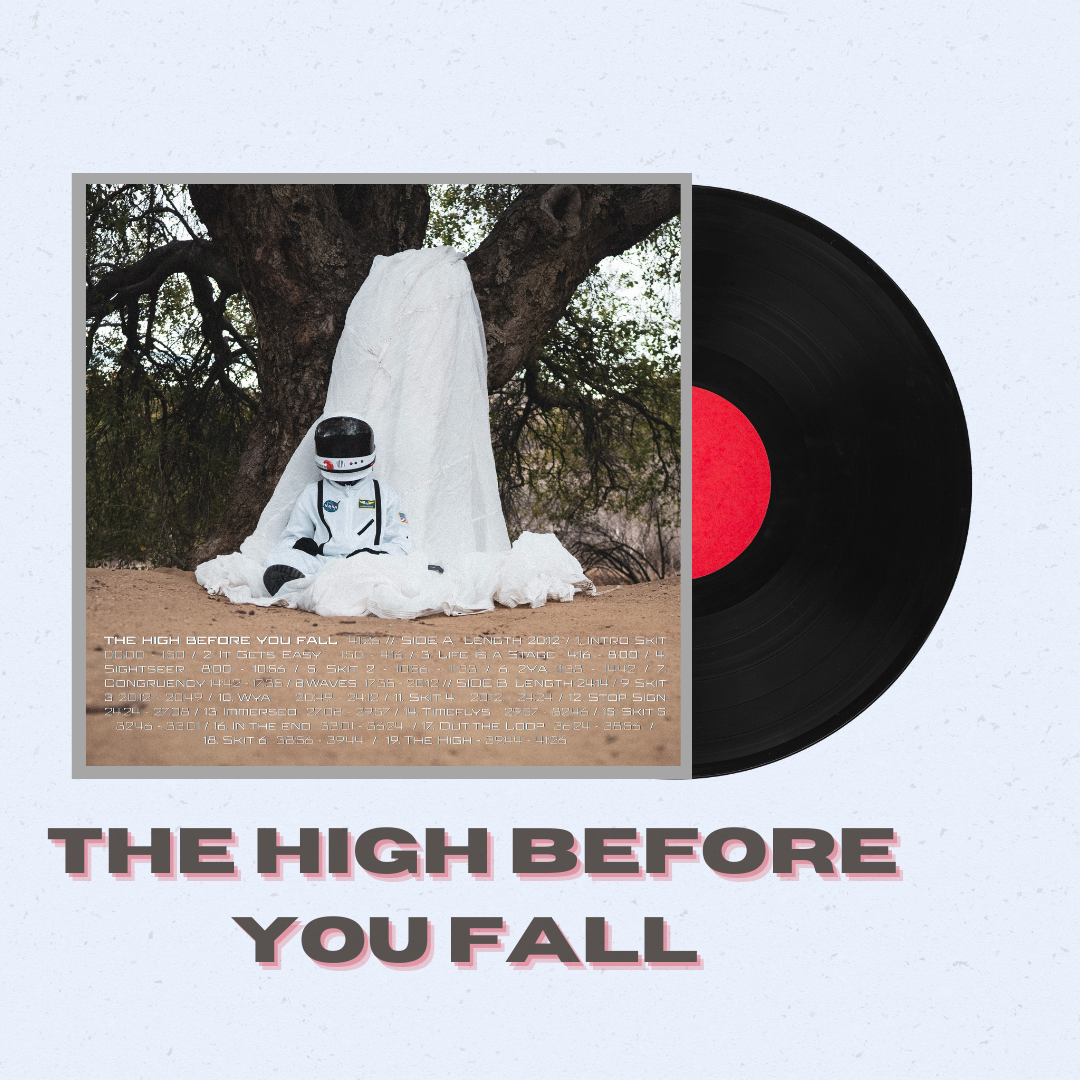 Signed High Before You Fall "Test Print" Vinyl Record