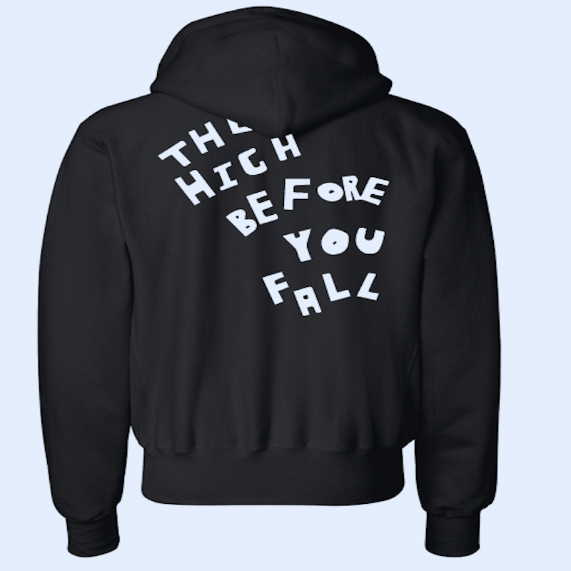 "The High Before You Fall" Spaceman Hoodie